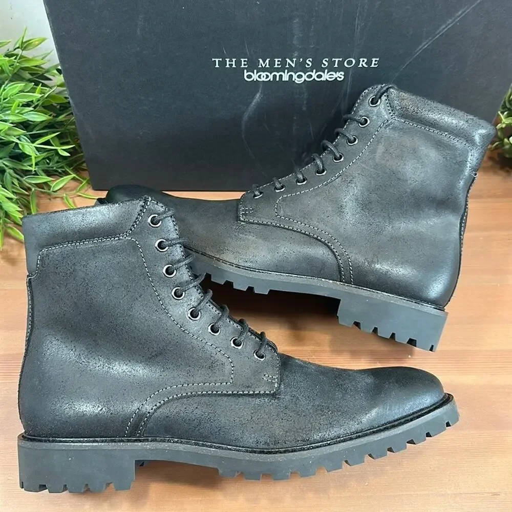 The Men's Store at Bloomingdale's Men's Plain Toe Boots Size 8.5‎